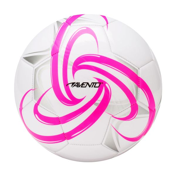 Avento No5 Λευκό-Ροζ Μπάλα Ποδοσφαίρου