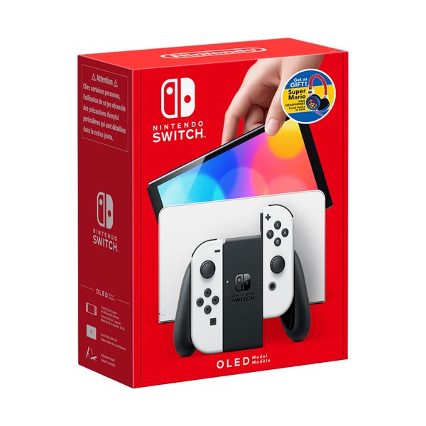Nintendo Nintendo Switch OLED model White set & Super Mario Headset Κονσόλα