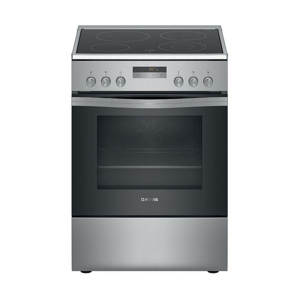 Pitsos PHST49250 Inox Κουζίνα Κεραμική