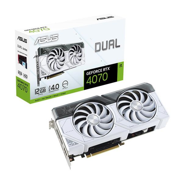 Asus Asus RTX 4070 12GB Dual White Κάρτα Γραφικών