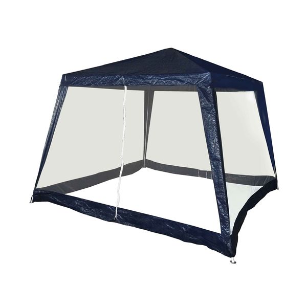 Velco Velco Gazebo Κήπου με Σίτα 3x3m Μπλε Κιόσκι