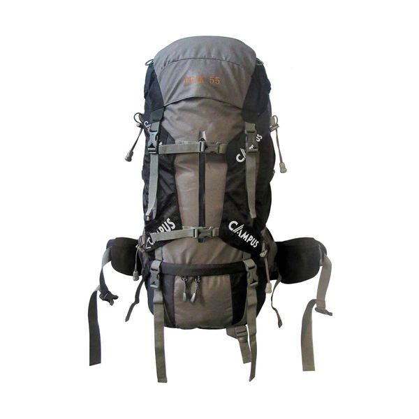 Campus Peak 55 lt Γκρι - Μαύρο Σακίδιο Πλάτης