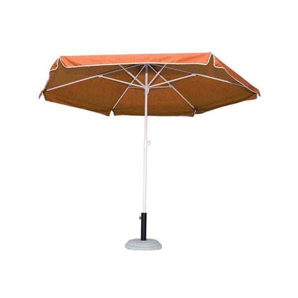 Velco Μεταλλική Πορτοκαλί 2.5m Ομπρέλα
