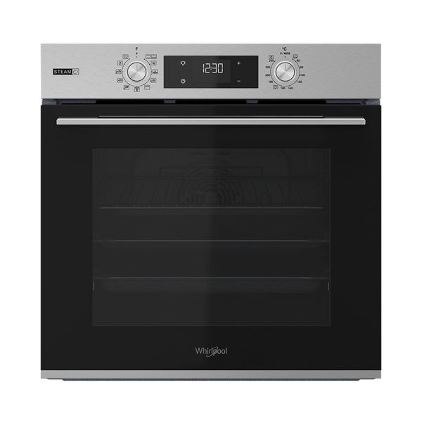 Whirlpool Whirlpool OMSK58HU1SX Inox Φούρνος Ατμού Εντοιχιζόμενος