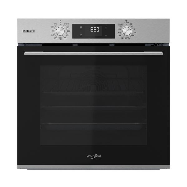 Whirlpool OMSK58RU1SX Inox Φούρνος Ατμού Εντοιχιζόμενος