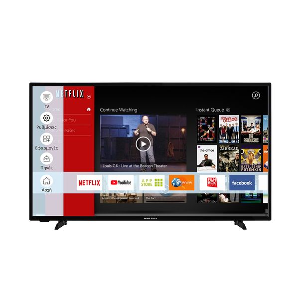 United UN40323S 40" Τηλεόραση Smart TV