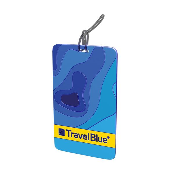 Travel Blue Map ID Ετικέτα Βαλίτσας