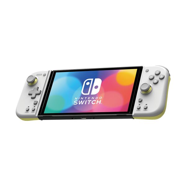 Hori Hori Split Pad Compact for Nintendo Switch Grey & Yellow