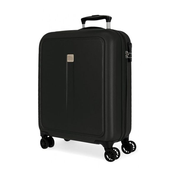 Roll Road Καμπίνας 55x40x20cm Camboya Black Βαλίτσα Ταξιδίου