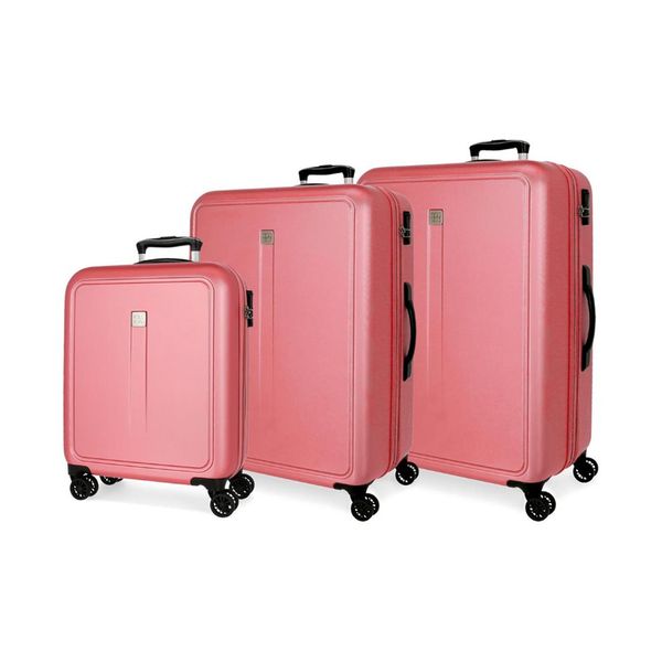 Roll Road Σετ 55/68/78cm Camboya Rose Βαλίτσες Ταξιδίου