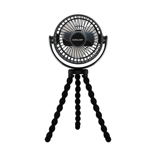 Eurolamp 300-20503 Black Ανεμιστήρας Επιτραπέζιος