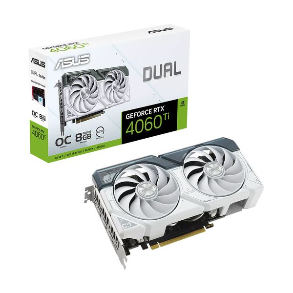 Asus Asus RTX 4060 Ti Dual OC 8GB White Κάρτα Γραφικών