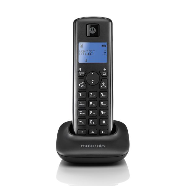 Motorola T401+ Black Ασύρματο Τηλέφωνο