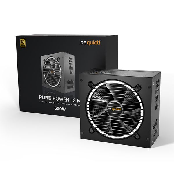 Be Quiet Be Quiet Pure Power 12 M 550W 80 PLUS Gold Full Modular PSU Τροφοδοτικό