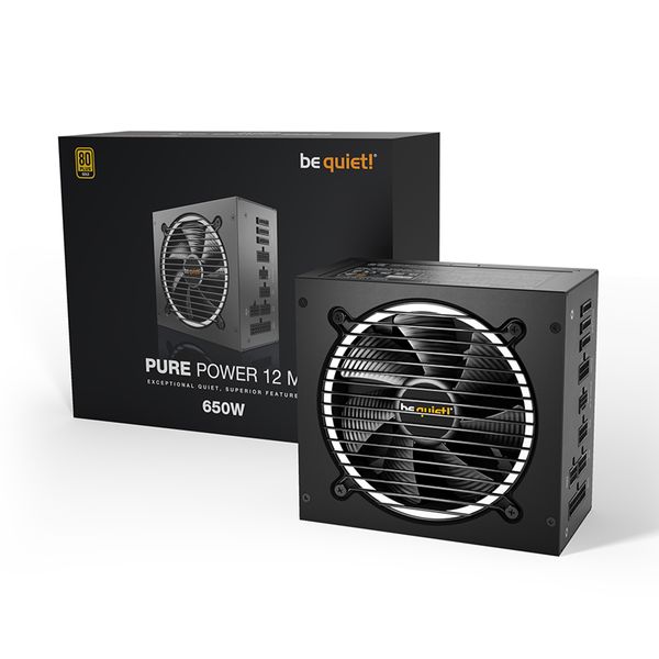 Be Quiet Be Quiet Pure Power 12 M 650W 80 PLUS Gold Full Modular PSU Τροφοδοτικό