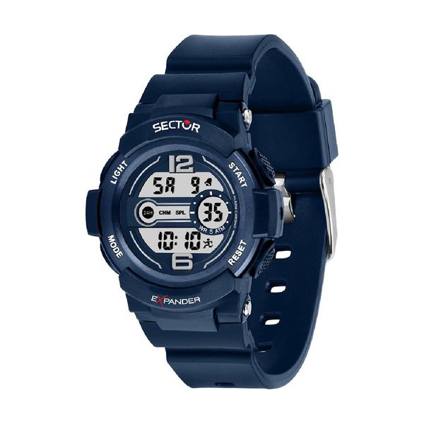Sector Expander-16 Blue Plastic Strap Ρολόι Χειρός