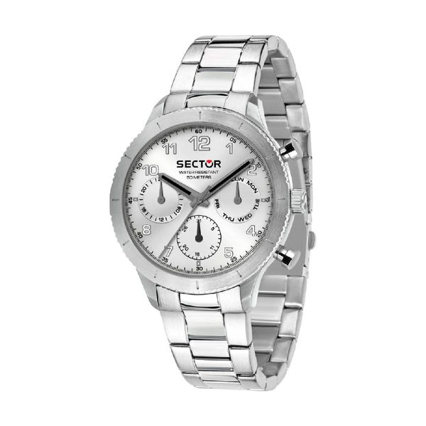 Sector 270 Silver Stainless Steel Bracelet Ρολόι Χειρός