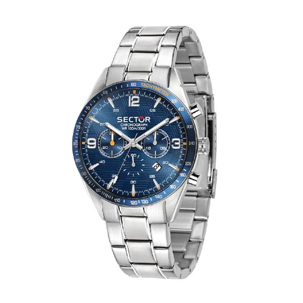 Sector 770 Chronograph Silver Stainless Steel Bracelet Ρολόι Χειρός