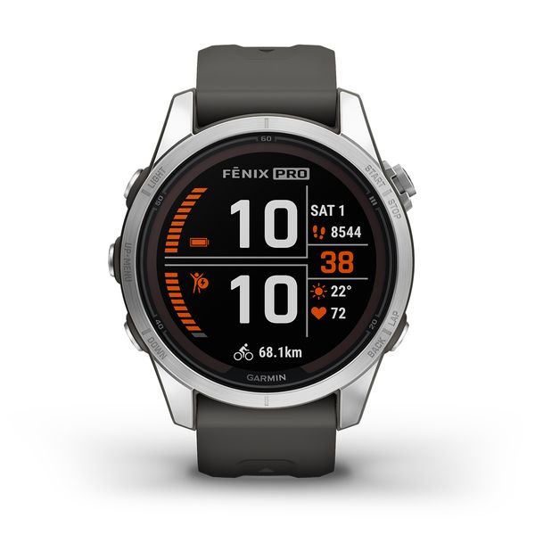 Garmin Fenix 7S Pro Solar Silver SmartWatch