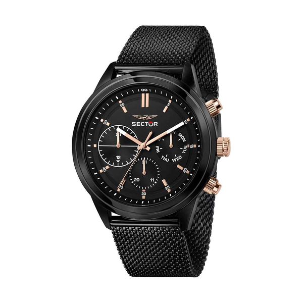 Sector Sector 670 Black Metallic Bracelet Ρολόι Χειρός