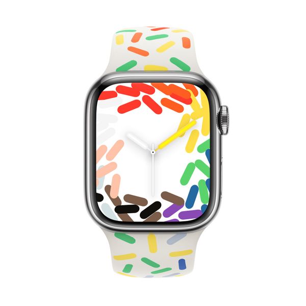 Apple Sport Band 41mm Pride Edition S/M Λουράκι Smartwatch