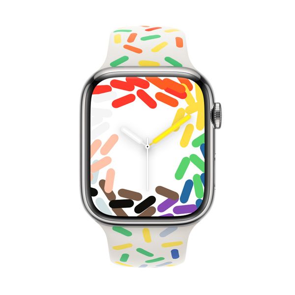 Apple Apple Sport Band 45mm Pride Edition S/M Λουράκι Smartwatch