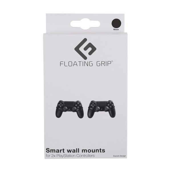 Floating Grip PS5 Controller Wall Mounts Black Επιτοίχια Βάση Στήριξης