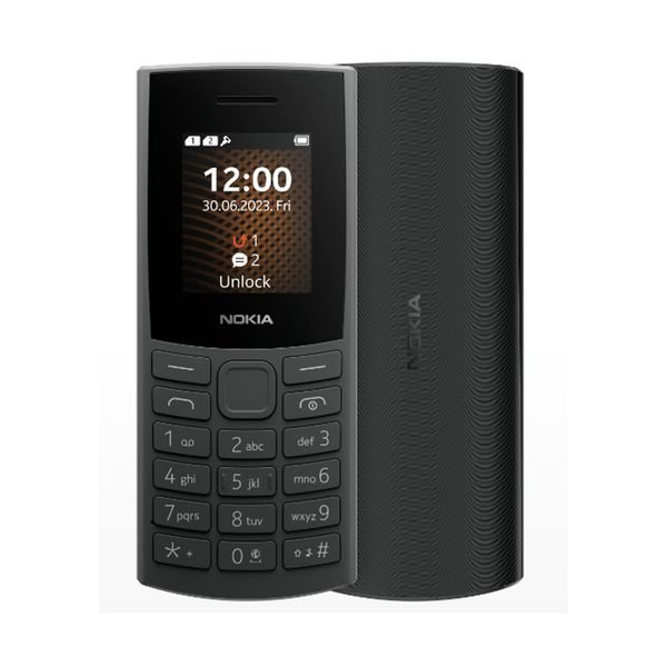 Nokia 105 4G (2023) Dual Sim Charcoal Κινητό Τηλέφωνο