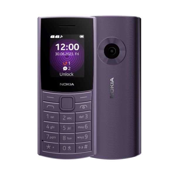 Nokia Nokia Nokia 110 4G (2023) Dual Sim Purple Κινητό Τηλέφωνο