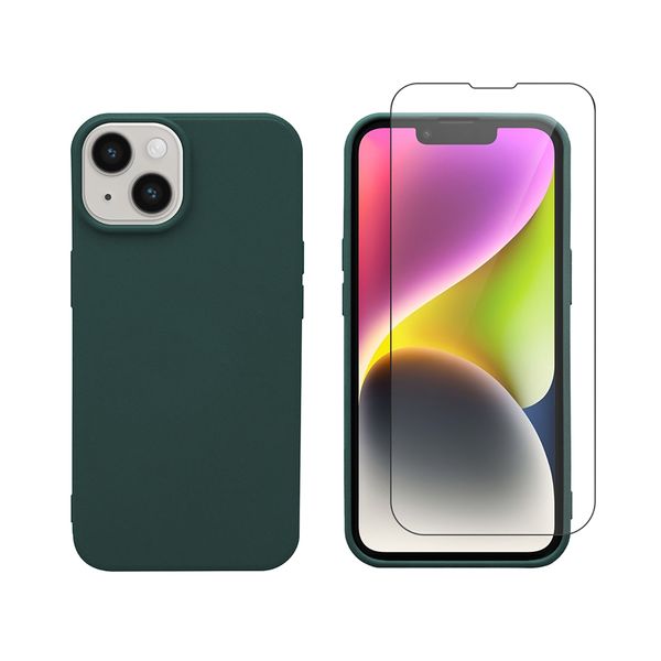 Redshield Redshield iPhone 14 Plus TPU & Tempered Glass Green Θήκη Κινητού & Προστατευτικό Οθόνης