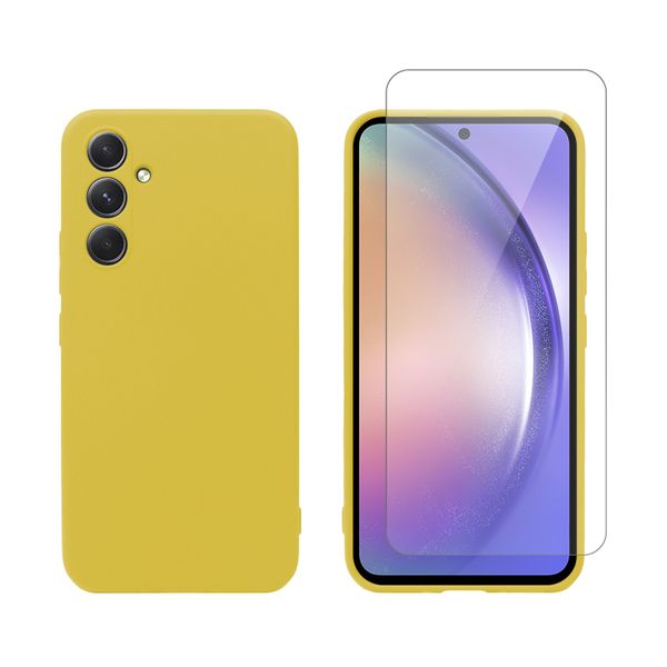 Redshield Redshield Samsung Galaxy A54 TPU & Tempered Glass Yellow Θήκη Κινητού & Προστατευτικό Οθόνης