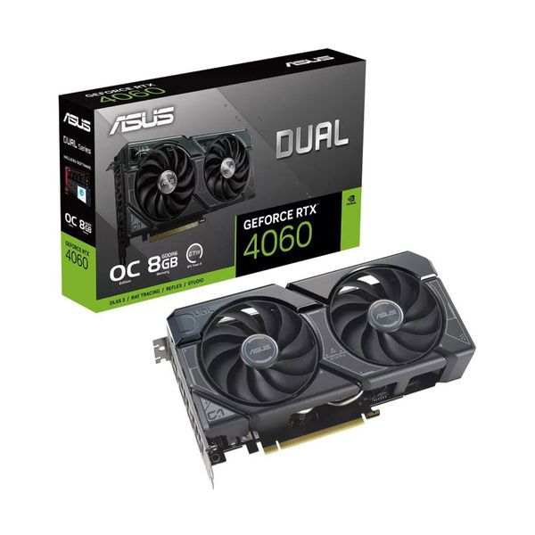 Asus Asus Geforce RTX 4060 8GB Dual OC Κάρτα Γραφικών