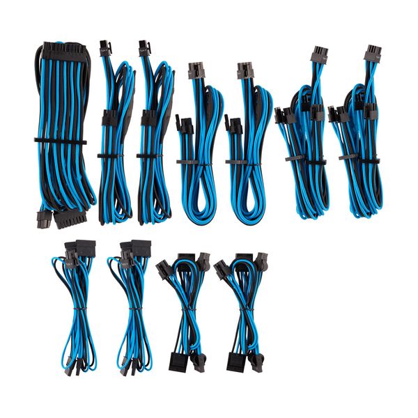 Corsair Corsair Premium Individually Sleeved PSU Cables Pro Kit Type 4 Gen 4 Blue/Black Αξεσουάρ