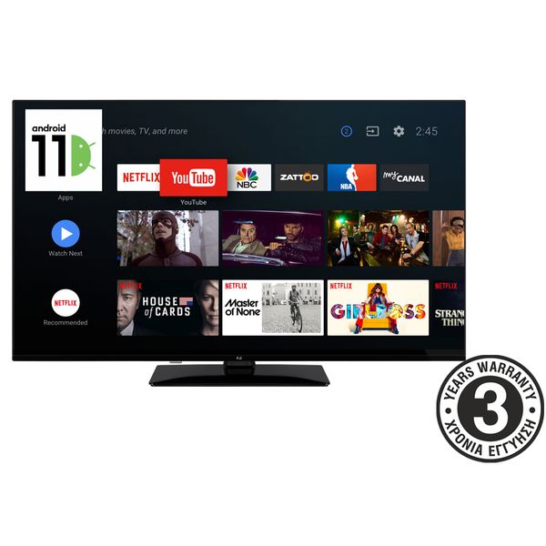 F&U LED FLA5522UH 55" Τηλεόραση Android 4K