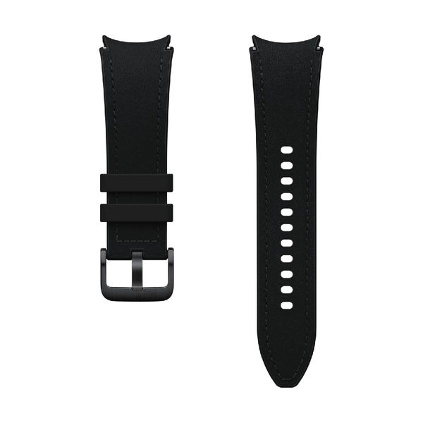 Samsung Samsung 5/6 Hybrid Eco Leather (S/M) Black Λουράκι Smartwatch
