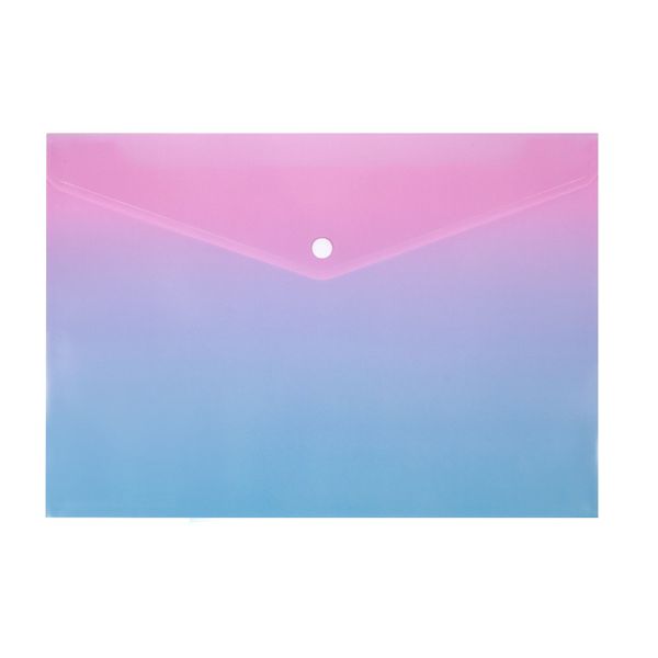 Α4 με Κουμπί Ombre Light Blue-Pink 30151 Φάκελος