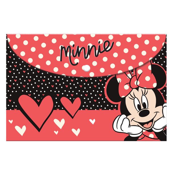 Διακάκης Διακάκης A4 με Κουμπί Minnie 563570 Φάκελος