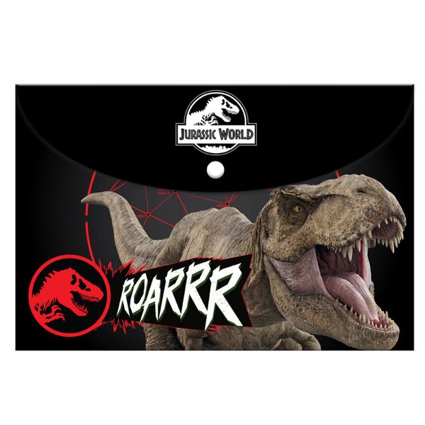 Διακάκης A4 με Κουμπί Jurassic 570921 Φάκελος