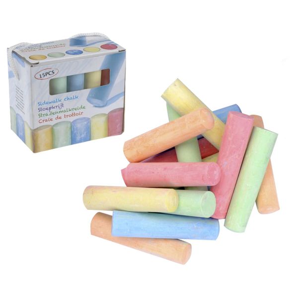 OEM Sidewalk Χρωματιστές 15 Τεμάχια Κιμωλία