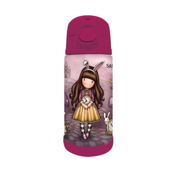 Santoro Θερμός 450ml Pink Gorjuss 237153 Παγούρι