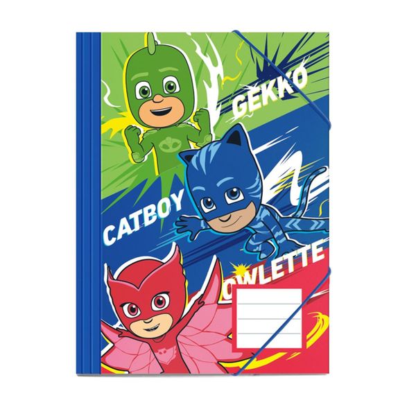 Διακάκης με Λάστιχο 25x35 Χάρτινος PJ Masks 000484267 Φάκελος