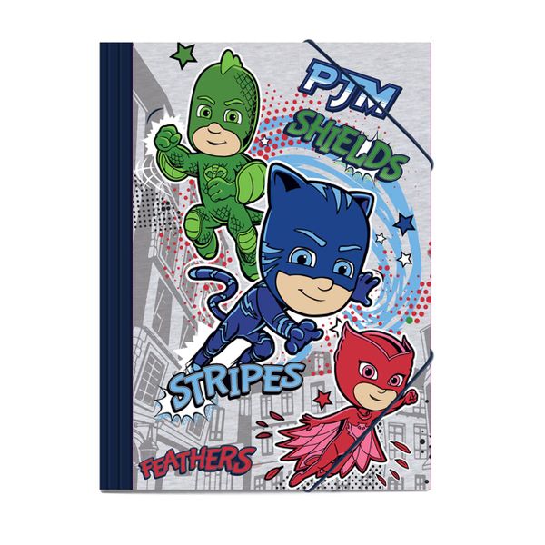 Διακάκης με Λάστιχο 25x35 Χάρτινος PJ Masks 484282 Φάκελος