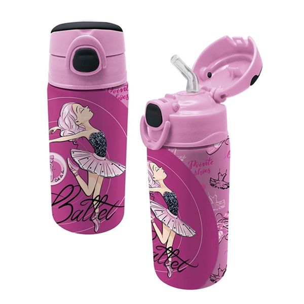 Graffiti Graffiti Ανοξείδωτο με Καλαμάκι Ballerina 231412 Παγούρι