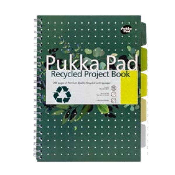 Pukka Pad Σπιράλ A4 5 Θεμάτων 100Φ 6050-REC Τετράδιο