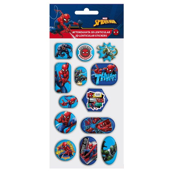 Διακάκης 3D Lenticular Spiderman 000508051 Αυτοκόλλητα