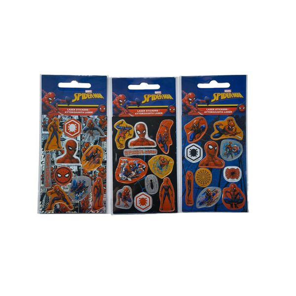 Gim Sticker Laser Spiderman 777-51910 Αυτοκόλλητα