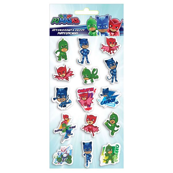 Διακάκης Puffy Pj Masks 484292 Αυτοκόλλητα