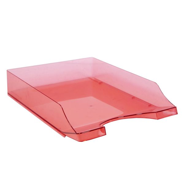 Πλαστικός 5226 Διάφανο Κόκκινο Δίσκος Εγγράφων