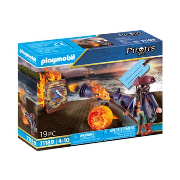 PLAYMOBIL® Gift Set Πειρατής με Κανόνι 89 Παιχνίδι