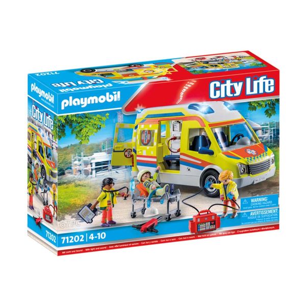 PLAYMOBIL® Ασθενοφόρο με διασώστες 71202 Παιχνίδι
